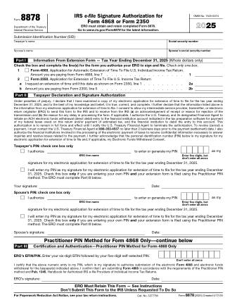 IRS Form 8878