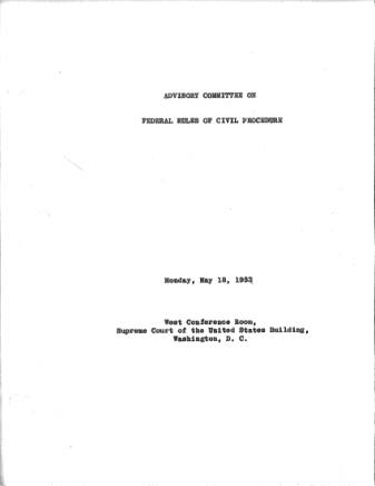 US Courts Form CV05 1953 MIN VOL1