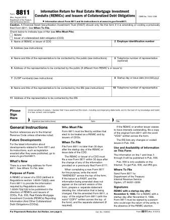 IRS Form 8811
