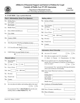 USCIS Form I-361