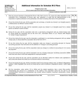 IRS Form 1120SB