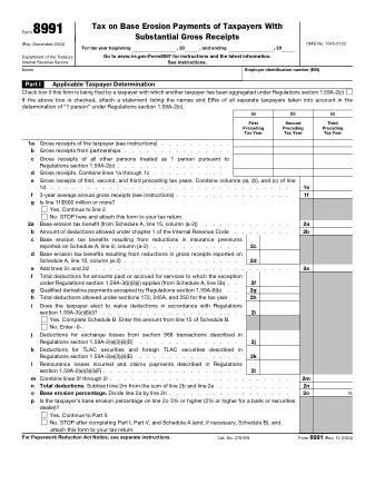 IRS Form 8991