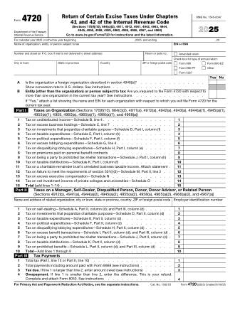 IRS Form 4720