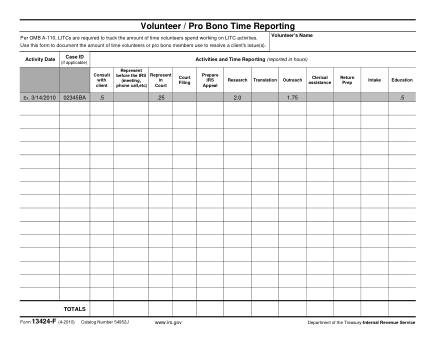 IRS Form 13424F