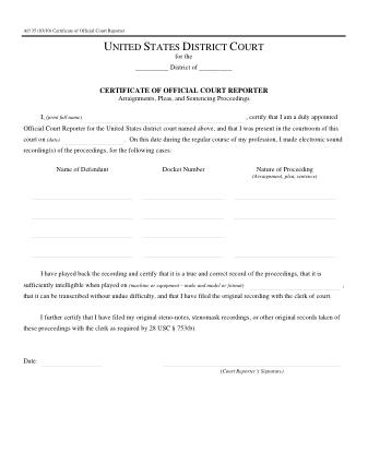 US Courts Form AO035