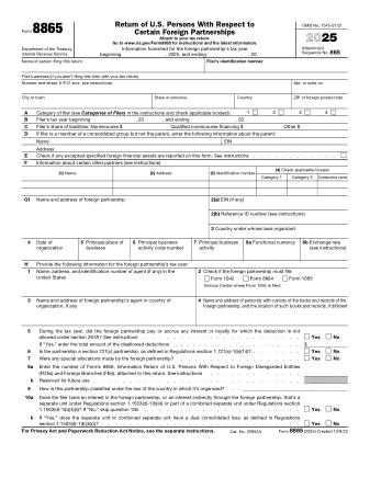 IRS Form 8865