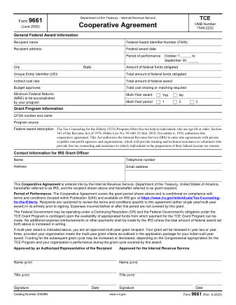 IRS Form 9661