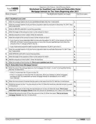 IRS Form 14900