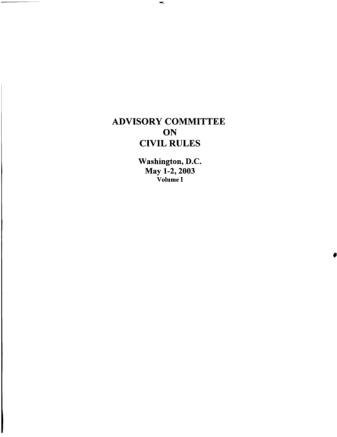 US Courts Form CV2003 05(1)