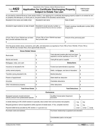 IRS Form 4422