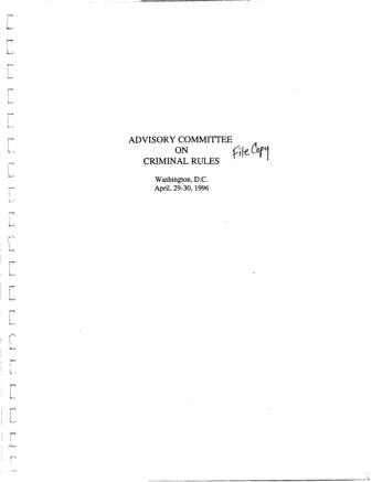 US Courts Form CR1996 04