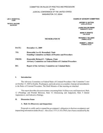 US Courts Form CR12 2009