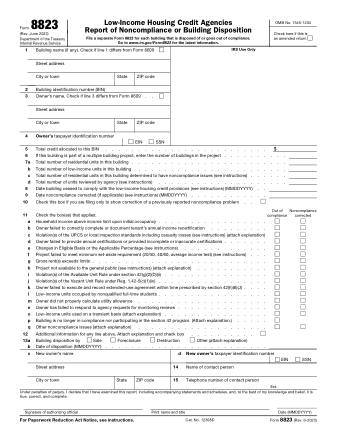 IRS Form 8823
