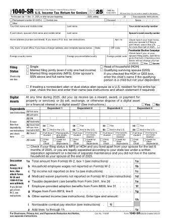 IRS Form 1040S