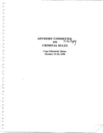 US Courts Form CR1998 10