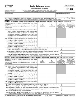 IRS Form 1065SD