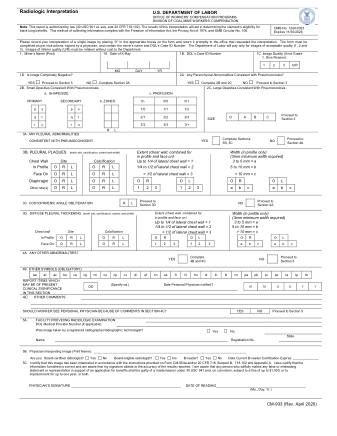 DOL Form CM 933