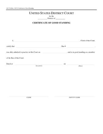 US Courts Form AO136