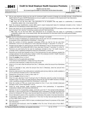 IRS Form 8941