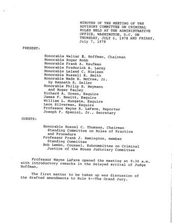 US Courts Form CR07 1978 MIN