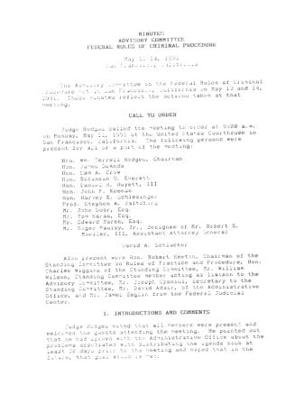 US Courts Form CR05 1991 MIN