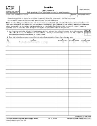 IRS Form 706SI