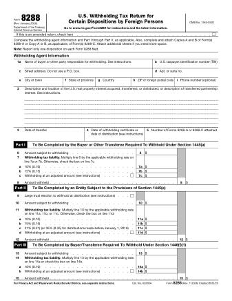 IRS Form 8288