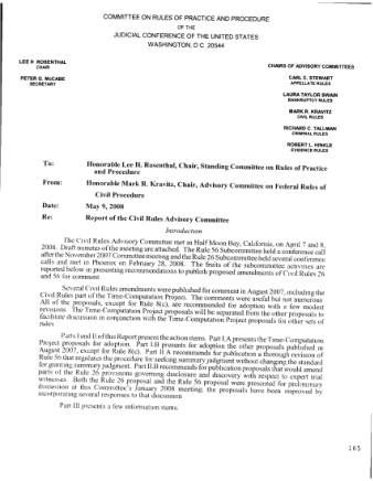 US Courts Form CV06 2008