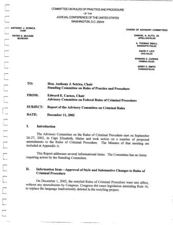 US Courts Form CR12 2002