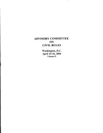 US Courts Form CV2004 04 VOL II