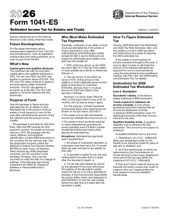 IRS Form 1041ES