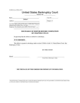 US Courts Form FORM 18WH 0807