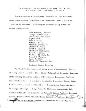 US Courts Form CV12 1960 MIN