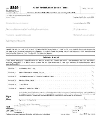 IRS Form 8849
