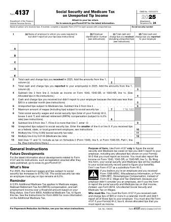 IRS Form 4137