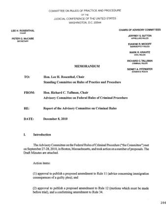 US Courts Form CR12 2010