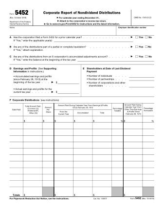 IRS Form 5452