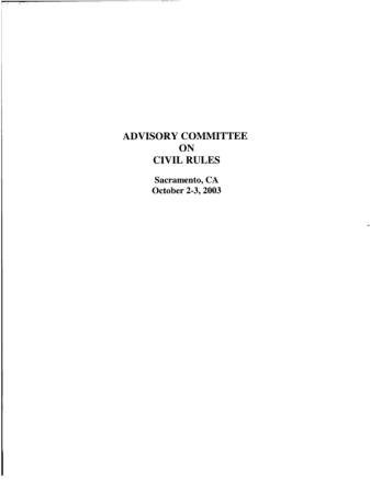 US Courts Form CV2003 10