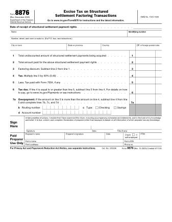 IRS Form 8876