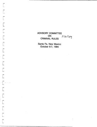US Courts Form CR1994 10