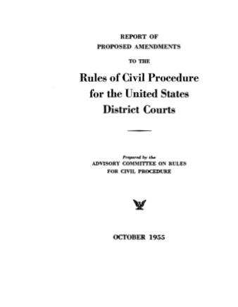 US Courts Form CV10 1955