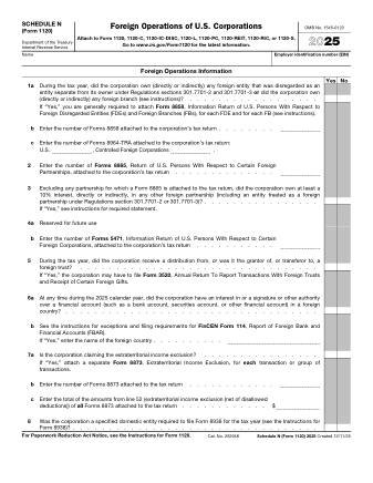 IRS Form 1120SN