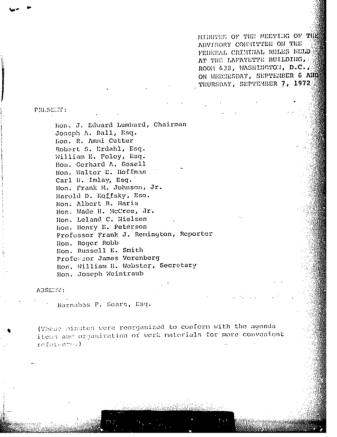 US Courts Form CR09 1972 MIN