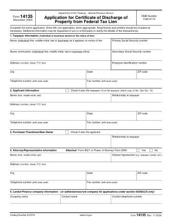 IRS Form 14135