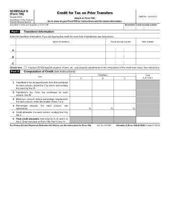 IRS Form 706SQ