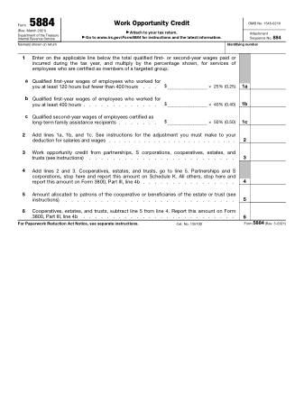 IRS Form 5884
