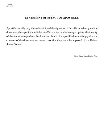 US Courts Form AO393