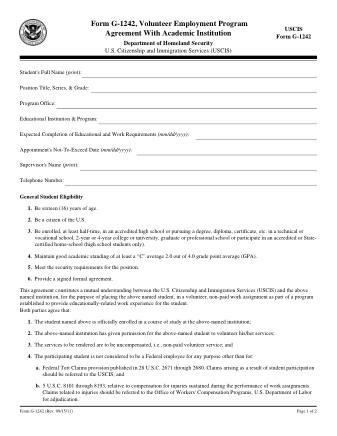 USCIS Form G-1242FORMRE9-15-11
