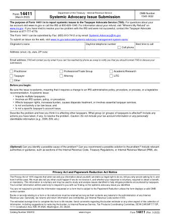 IRS Form 14411