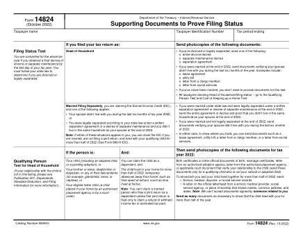 IRS Form 14824